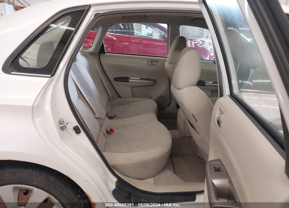 2008 SUBARU IMPREZA 2.5I VIN: JF1GE61668H530126