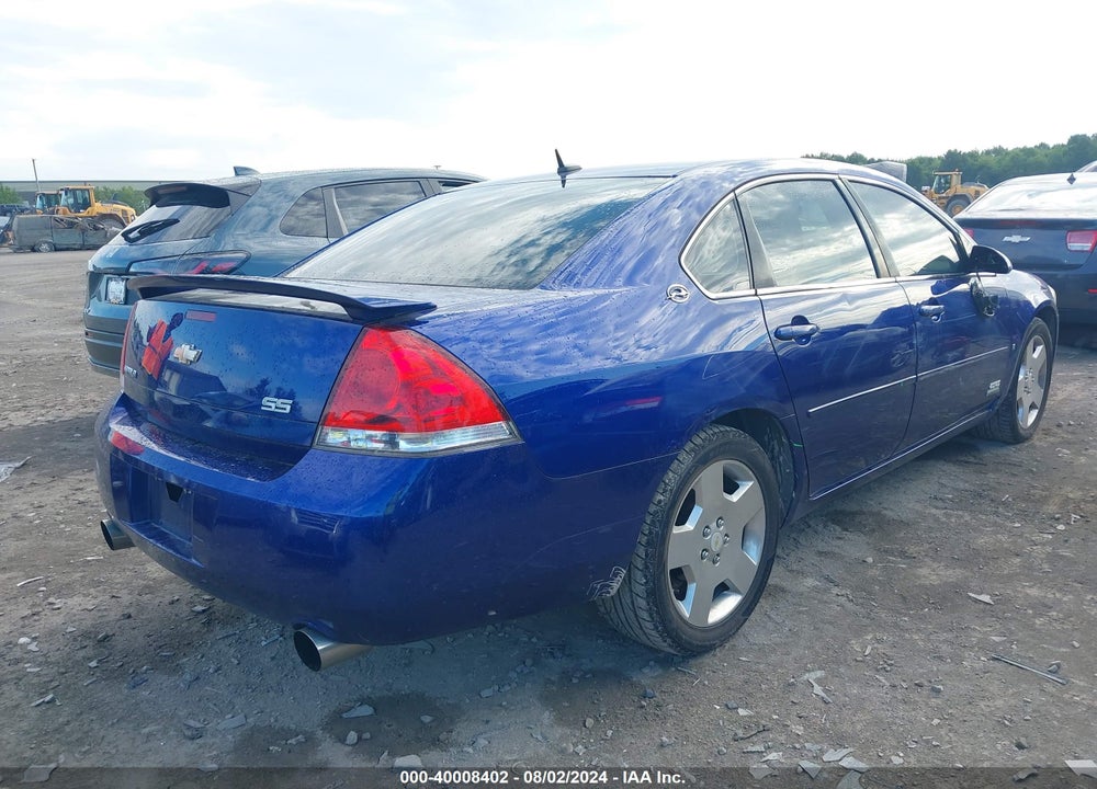 2007 CHEVROLET IMPALA  SS VIN: 2G1WD58C579169076