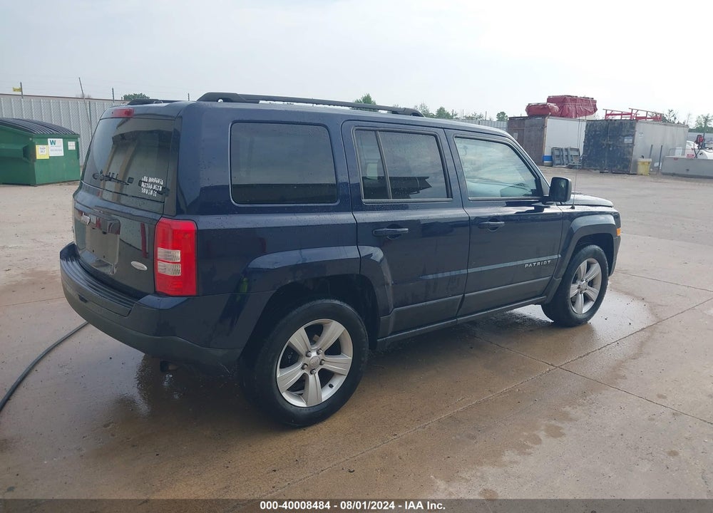 2014 JEEP PATRIOT LATITUDE VIN: 1C4NJRFB5ED762787