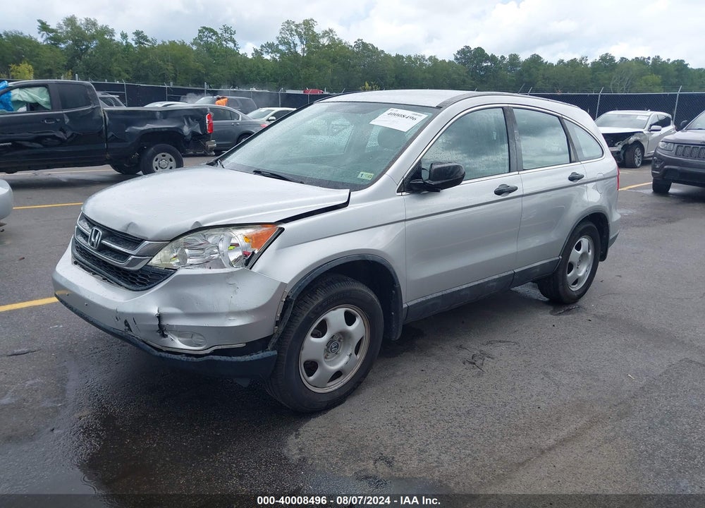 2010 HONDA CR-V LX VIN: 5J6RE3H33AL003218