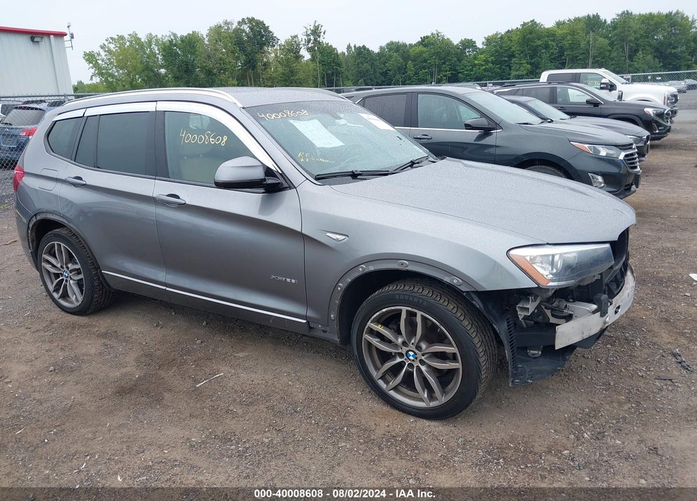 2015 BMW X3 XDRIVE28I VIN: 5UXWX9C50F0D47615