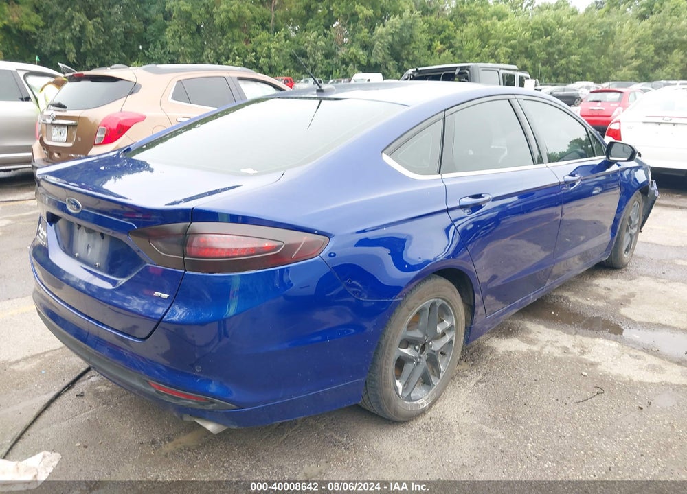 2016 FORD FUSION SE VIN: 3FA6P0H73GR258701