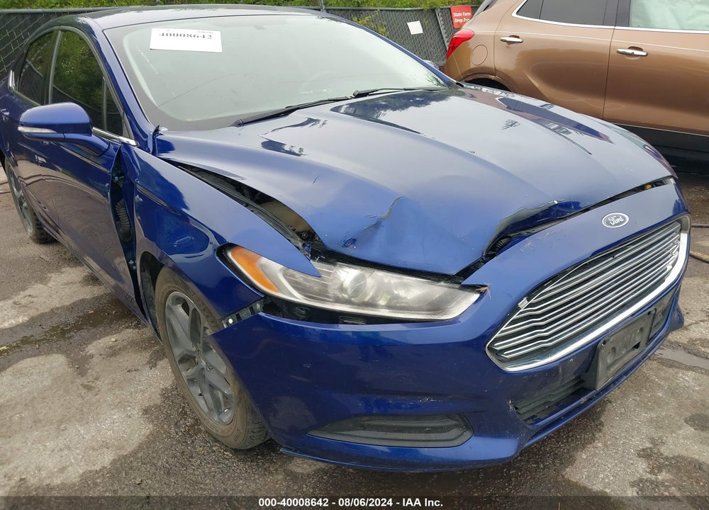 2016 FORD FUSION SE VIN: 3FA6P0H73GR258701