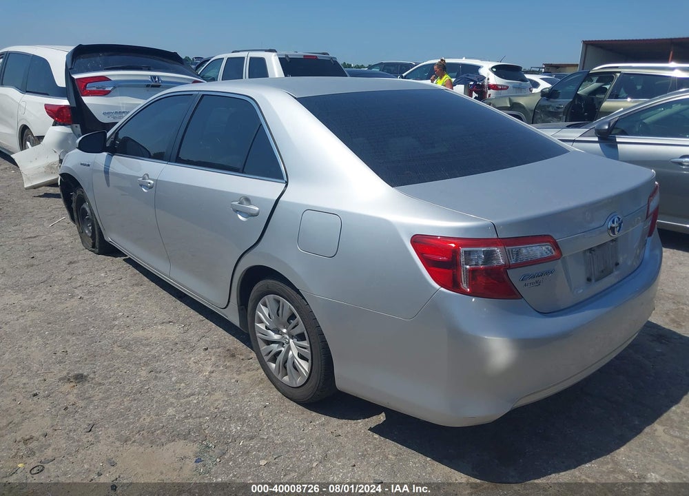 2012 TOYOTA CAMRY HYBRID LE VIN: 4T1BD1FK6CU057811