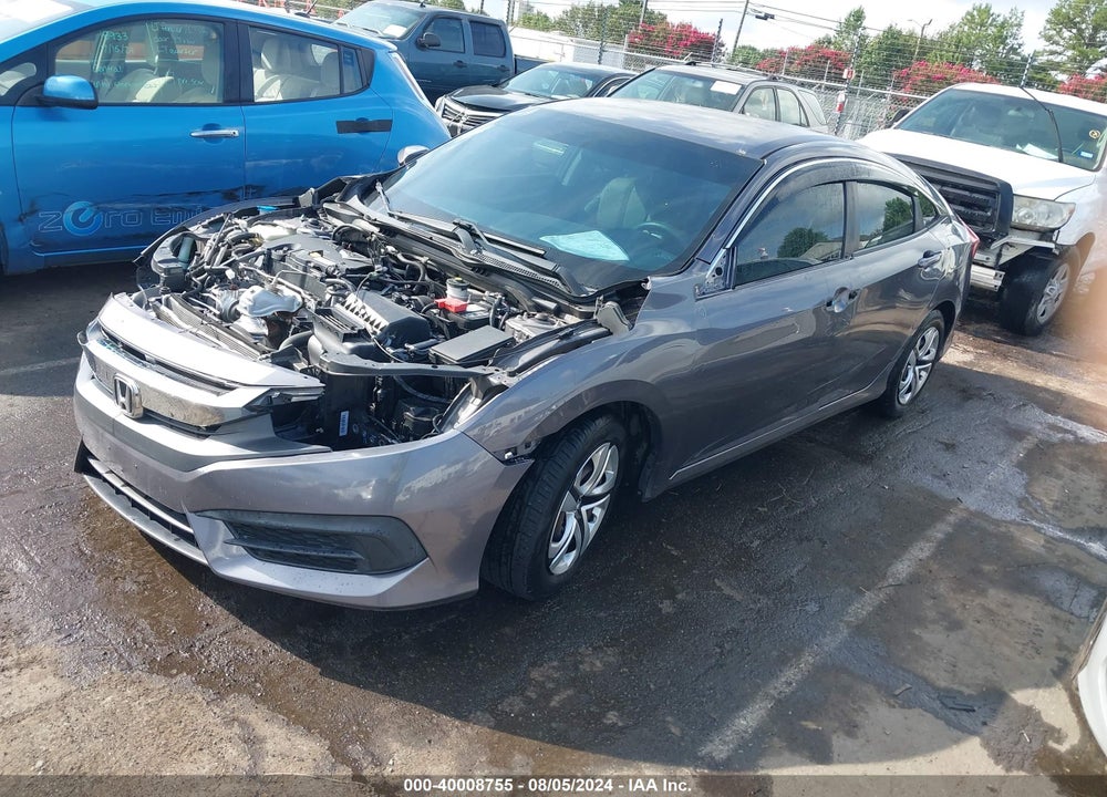 2017 HONDA CIVIC LX VIN: 19XFC2F55HE026998