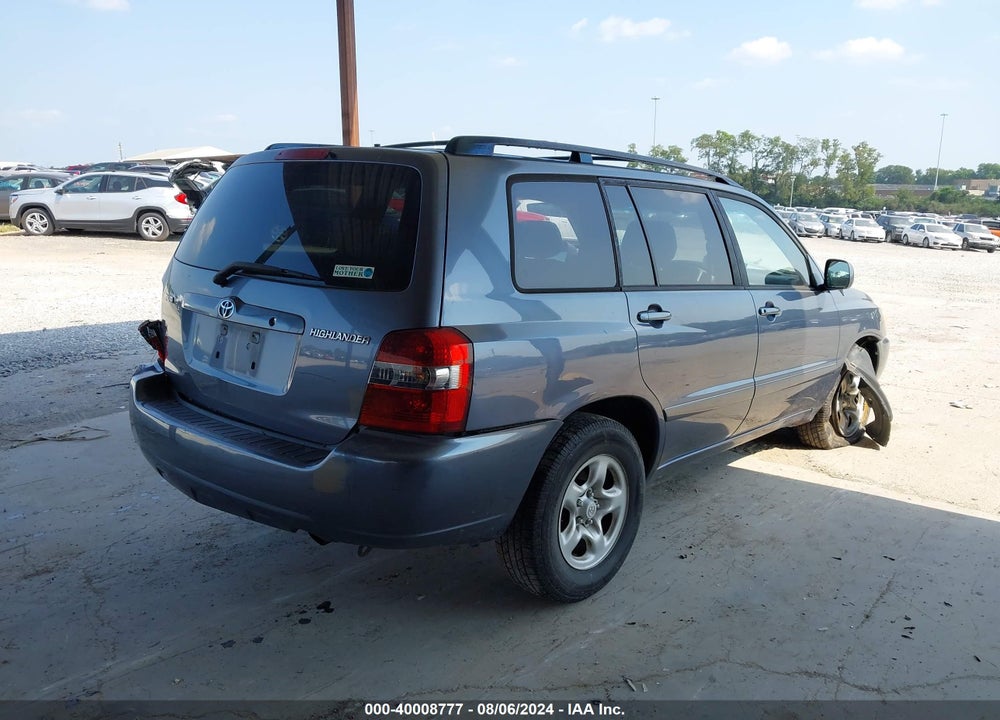 2006 TOYOTA HIGHLANDER VIN: JTEGD21A760146874