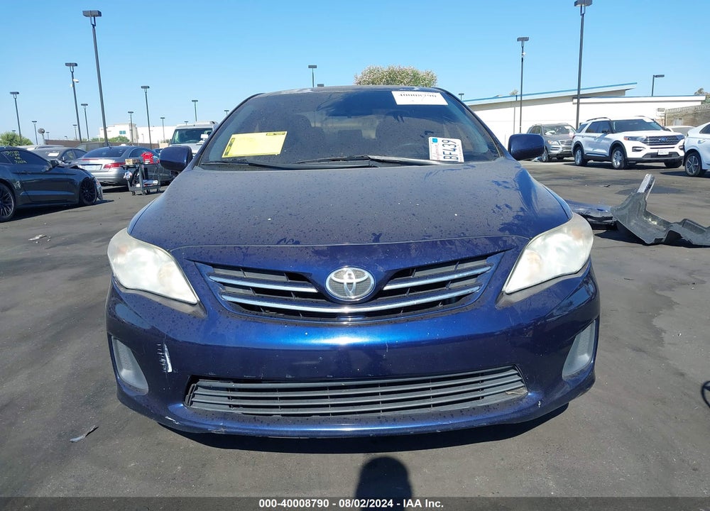 2013 TOYOTA COROLLA LE VIN: 2T1BU4EEXDC919198
