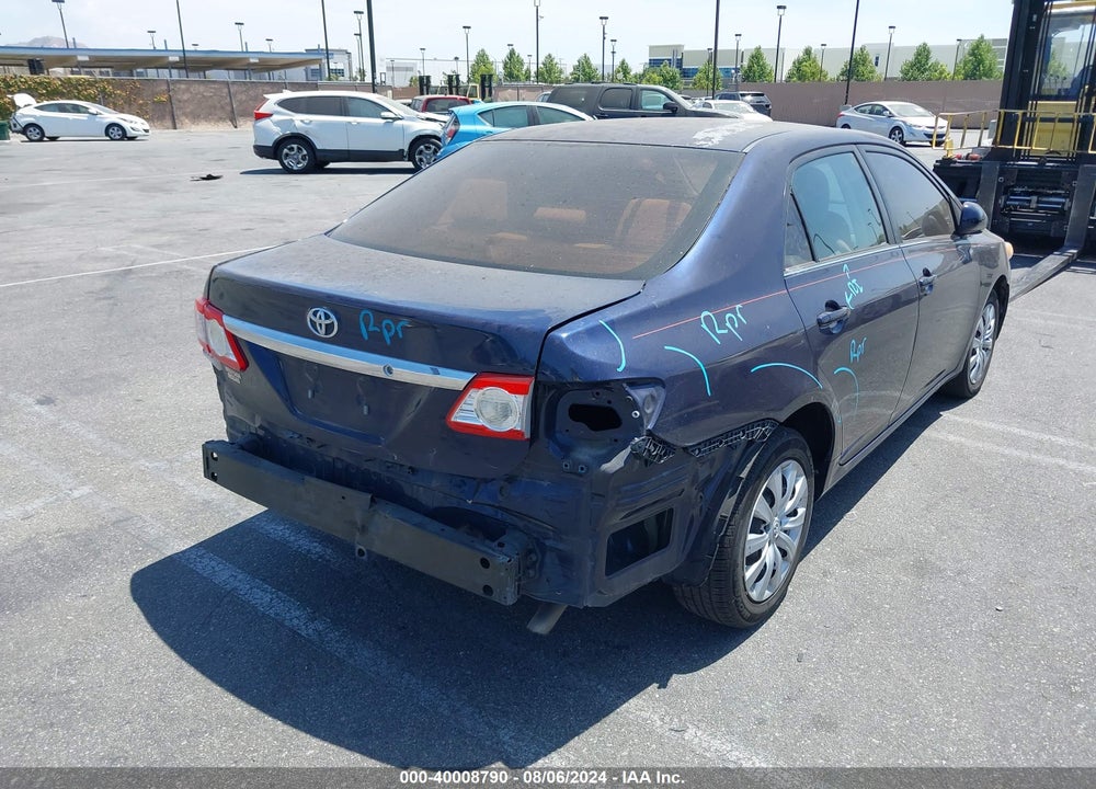 2013 TOYOTA COROLLA LE VIN: 2T1BU4EEXDC919198