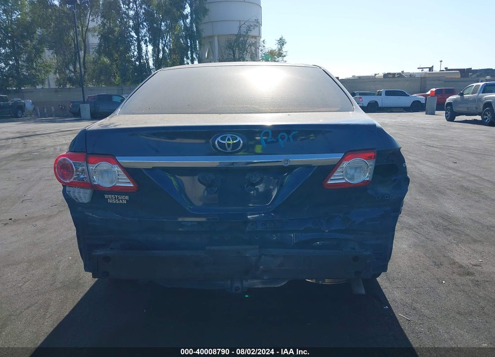 2013 TOYOTA COROLLA LE VIN: 2T1BU4EEXDC919198