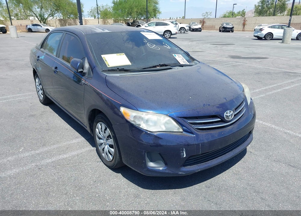 2013 TOYOTA COROLLA LE VIN: 2T1BU4EEXDC919198