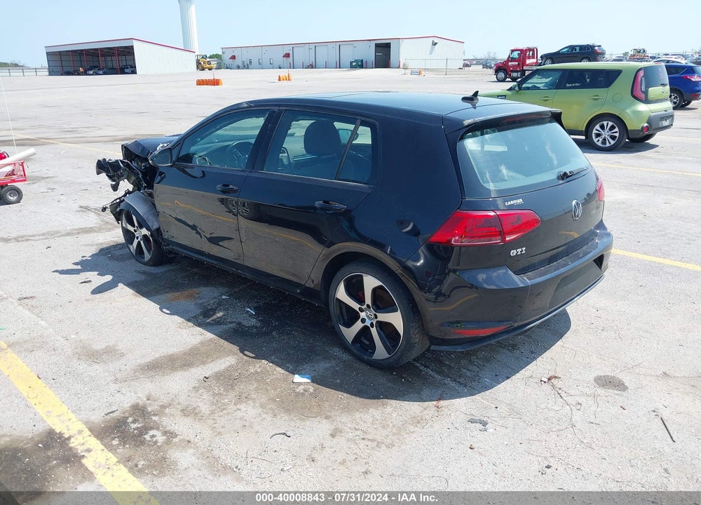 2015 VOLKSWAGEN GOLF GTI 2.0T AUTOBAHN 4-DOOR VIN: 3VW4T7AU2FM006937