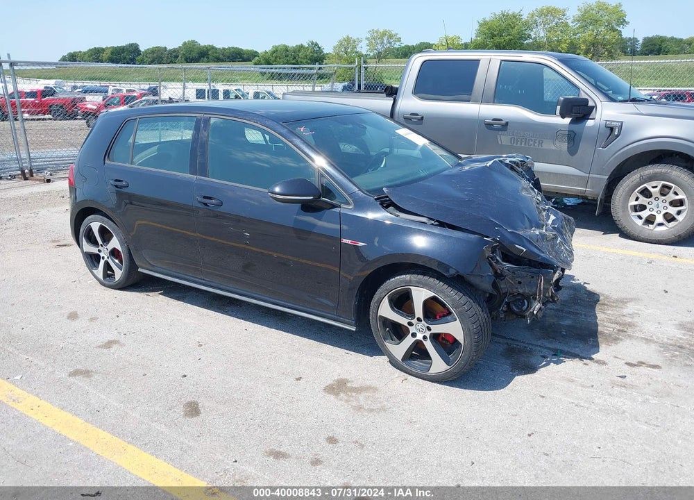 2015 VOLKSWAGEN GOLF GTI 2.0T AUTOBAHN 4-DOOR VIN: 3VW4T7AU2FM006937