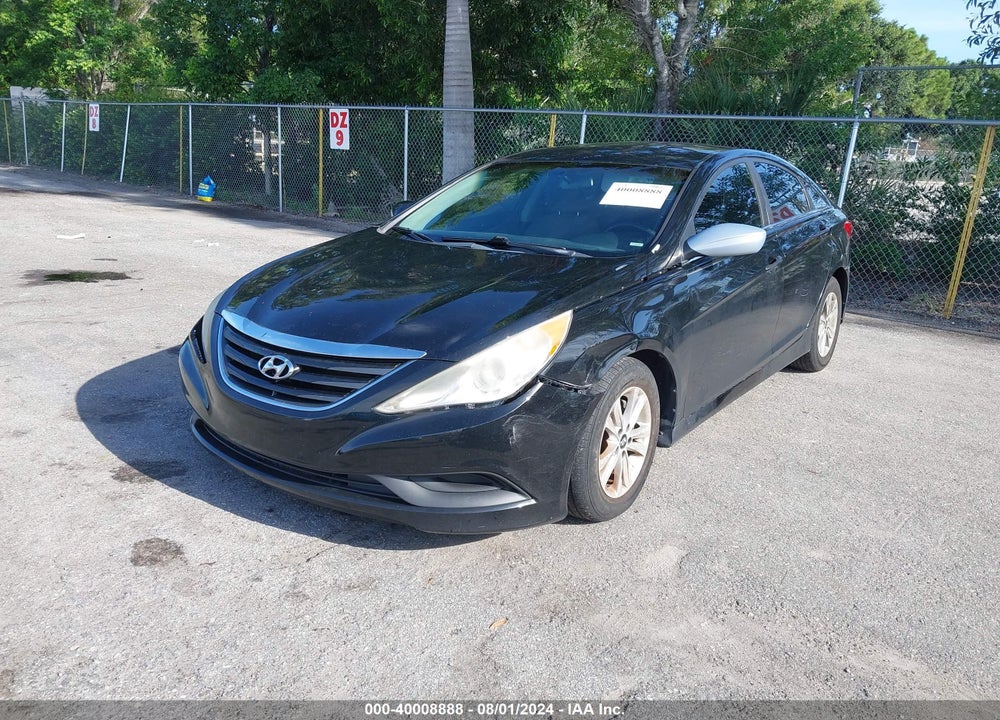 2014 HYUNDAI SONATA GLS VIN: 5NPEB4ACXEH925041