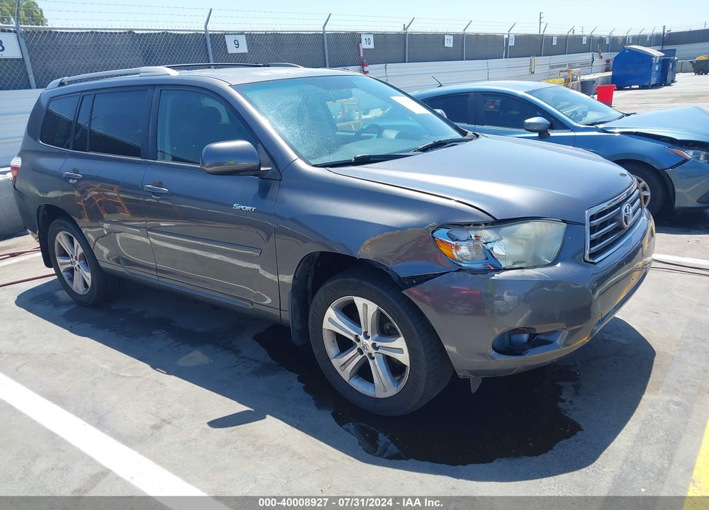 2008 TOYOTA HIGHLANDER SPORT VIN: JTEDS43A182061571