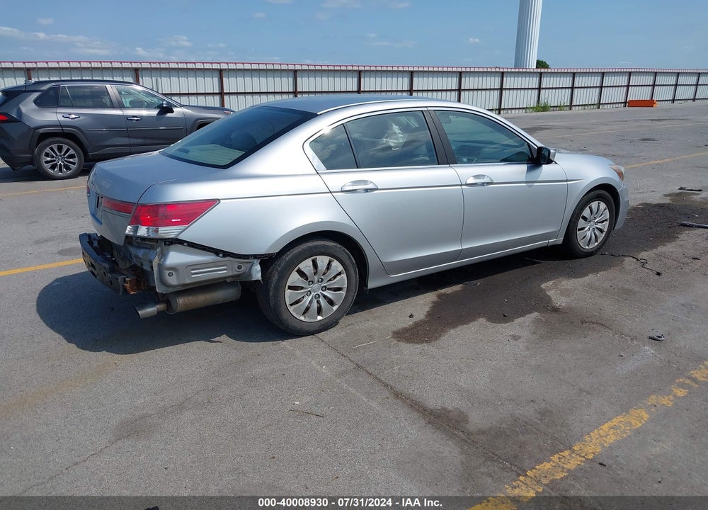 2012 HONDA ACCORD 2.4 LX VIN: 1HGCP2F32CA091858