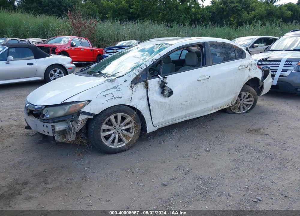 2012 HONDA CIVIC EX VIN: 19XFB2F86CE329570
