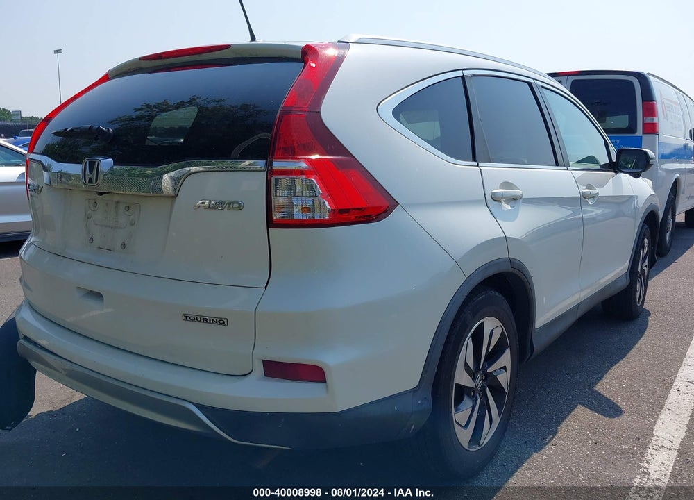 2015 HONDA CR-V TOURING VIN: 5J6RM4H9XFL113672