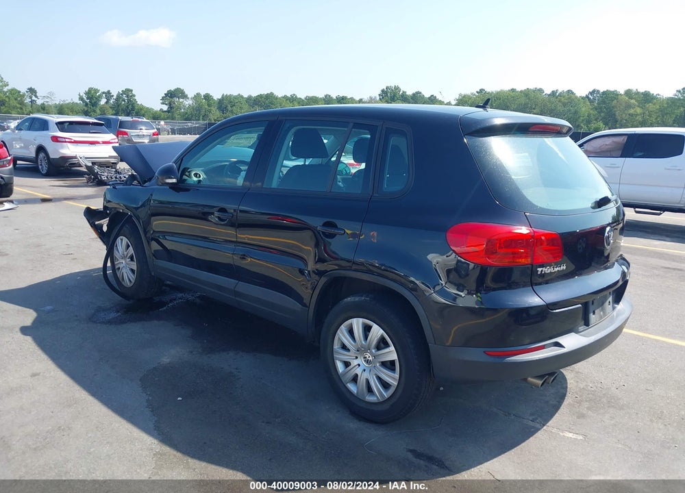 2013 VOLKSWAGEN TIGUAN S VIN: WVGCV7AX6DW528921