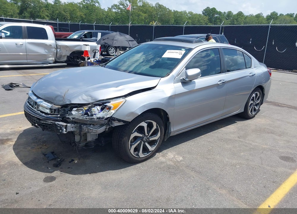 2016 HONDA ACCORD EX-L VIN: 1HGCR2F80GA175365