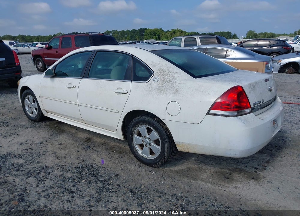 2009 CHEVROLET IMPALA LT VIN: 2G1WT57K691179418