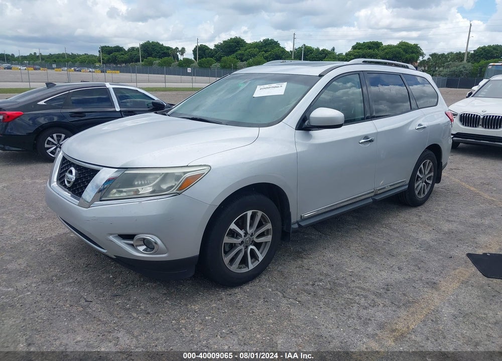 2013 NISSAN PATHFINDER SL VIN: 5N1AR2MN9DC675552