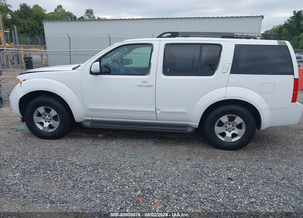 2006 NISSAN PATHFINDER SE VIN: 5N1AR18W16C635241