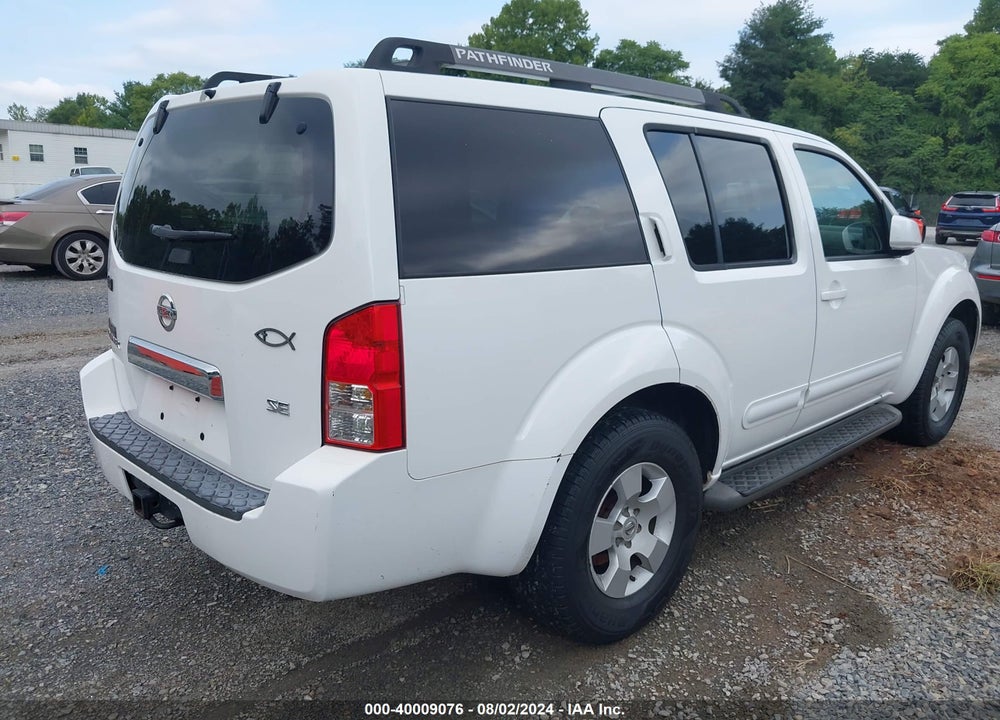 2006 NISSAN PATHFINDER SE VIN: 5N1AR18W16C635241