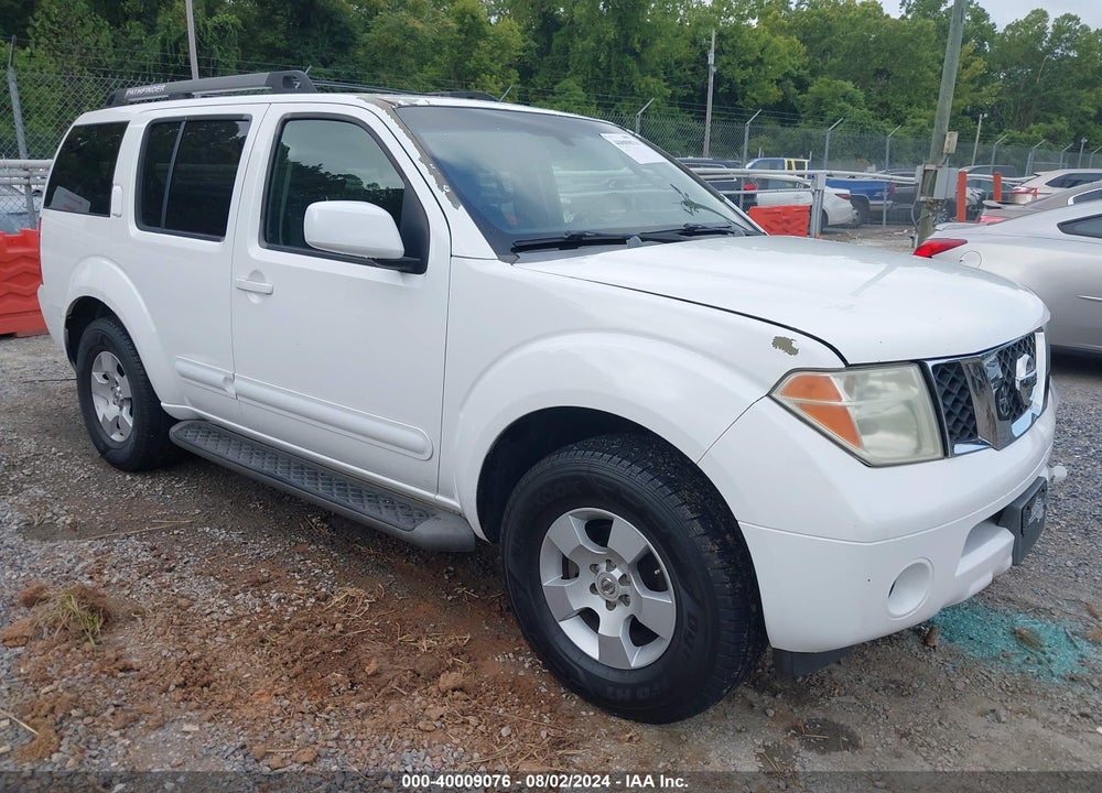 2006 NISSAN PATHFINDER SE VIN: 5N1AR18W16C635241