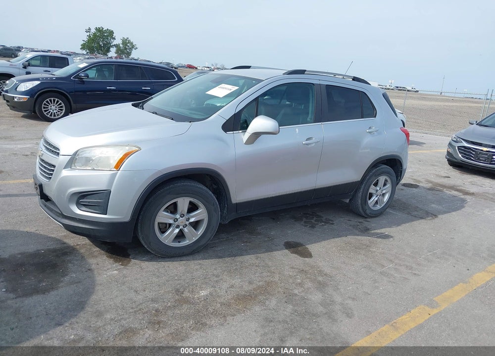 2015 CHEVROLET TRAX LT VIN: KL7CJRSB2FB094115