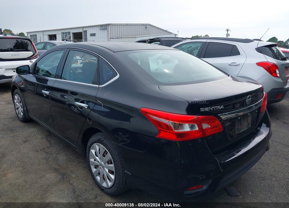 2016 NISSAN SENTRA S VIN: 3N1AB7AP4GY257829