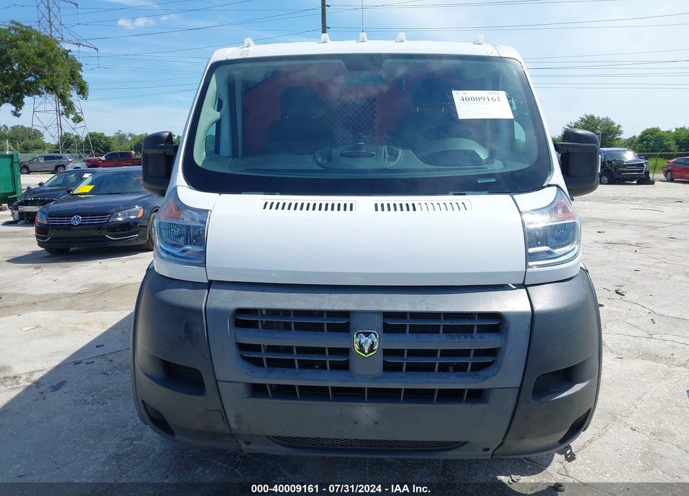 2019 RAM PROMASTER 1500 LOW ROOF 136 WB VIN: 3C6TRVAG5KE512737