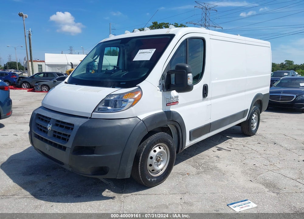 2019 RAM PROMASTER 1500 LOW ROOF 136 WB VIN: 3C6TRVAG5KE512737