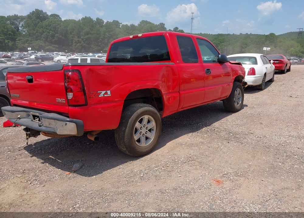 2006 GMC SIERRA 1500 SLE1 VIN: 1GTEK19T16Z207262