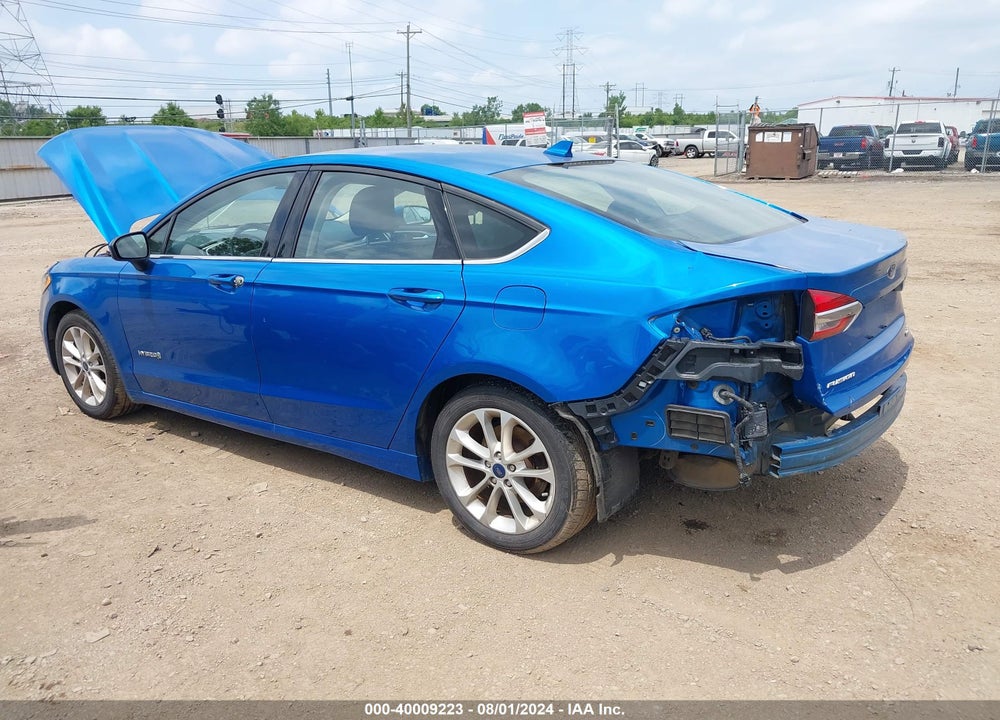 2019 FORD FUSION HYBRID SE VIN: 3FA6P0LU4KR196747