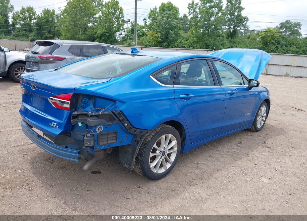 2019 FORD FUSION HYBRID SE VIN: 3FA6P0LU4KR196747
