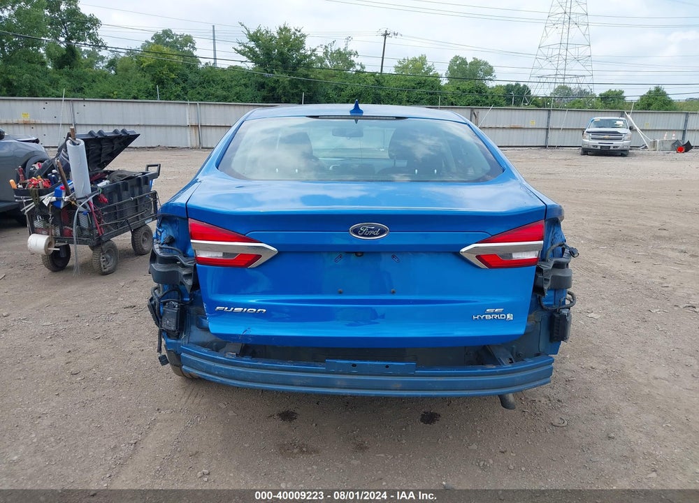 2019 FORD FUSION HYBRID SE VIN: 3FA6P0LU4KR196747