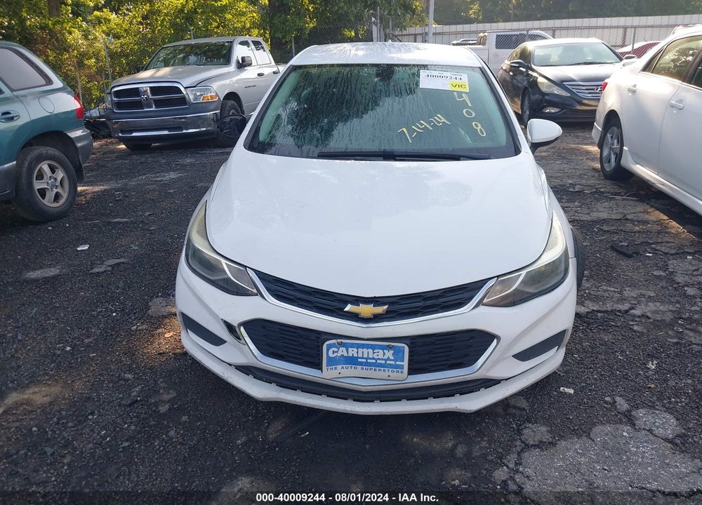 2017 CHEVROLET CRUZE LT AUTO VIN: 1G1BE5SM0H7111408