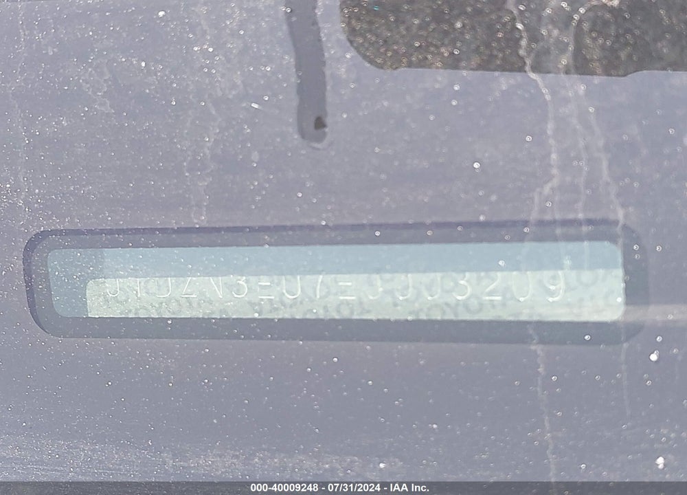 2014 TOYOTA PRIUS V VIN: JTDZN3EU7EJ003209