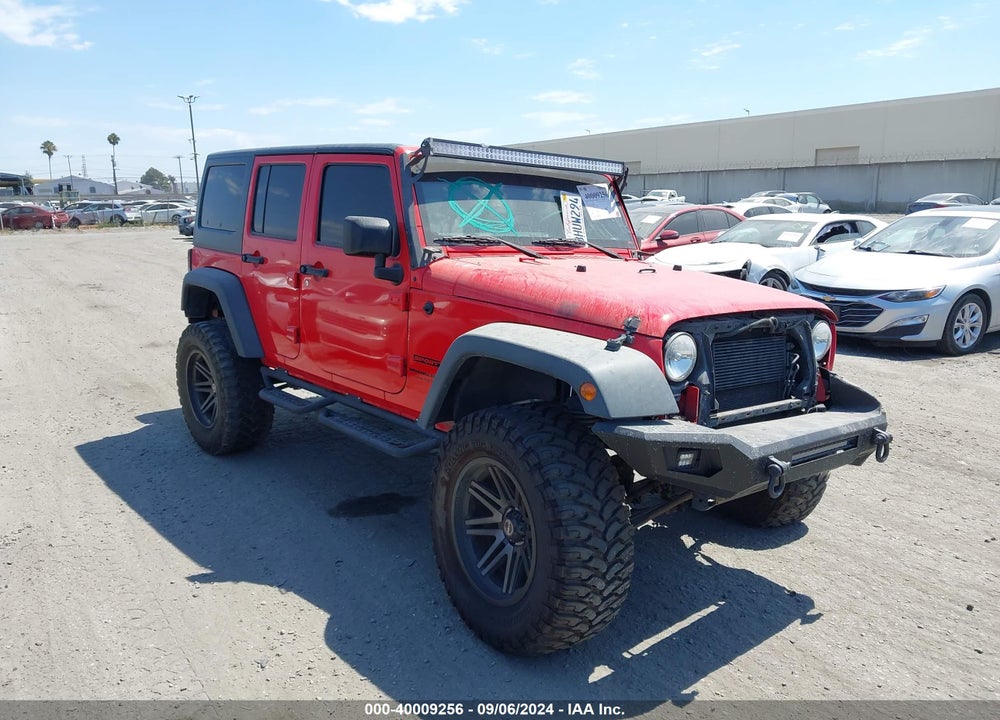 2018 JEEP WRANGLER JK UNLIMITED SPORT 4X4 VIN: 1C4BJWDG7JL828871