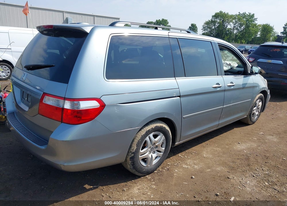 2007 HONDA ODYSSEY EX-L VIN: 5FNRL38797B107447