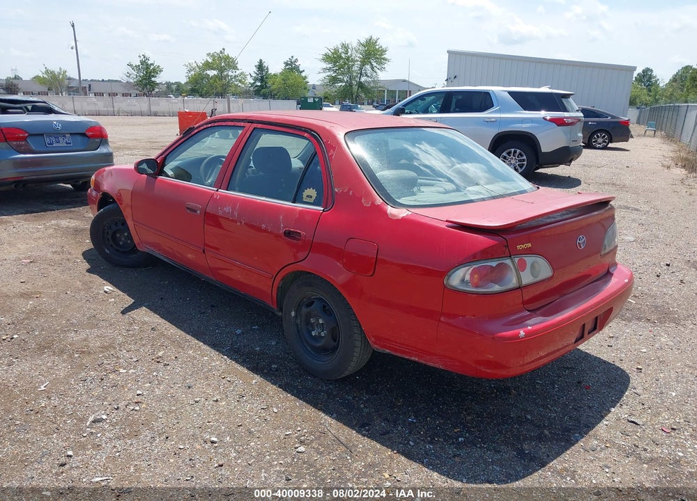 1998 TOYOTA COROLLA LE VIN: 2T1BR18E7WC093134