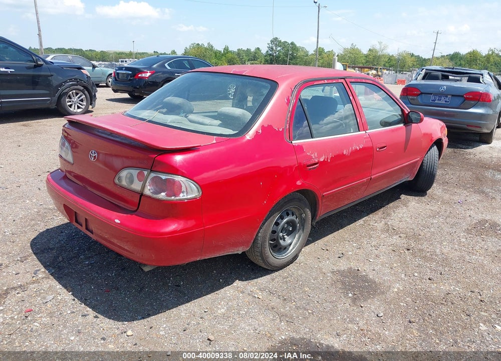 1998 TOYOTA COROLLA LE VIN: 2T1BR18E7WC093134
