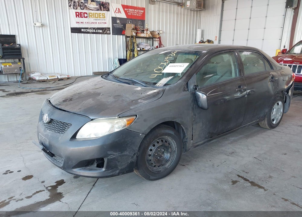2009 TOYOTA COROLLA LE VIN: JTDBL40E89J017140