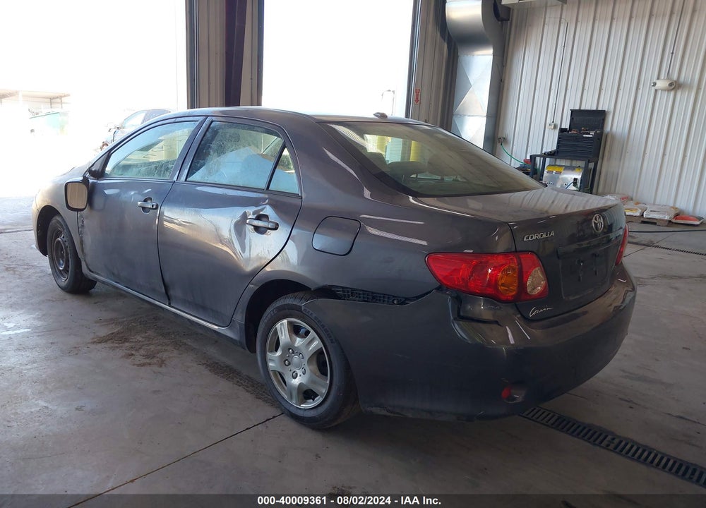 2009 TOYOTA COROLLA LE VIN: JTDBL40E89J017140