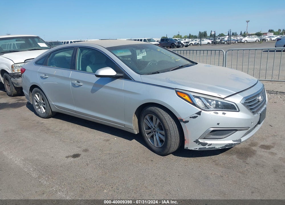 2016 HYUNDAI SONATA SE VIN: 5NPE24AF9GH332901