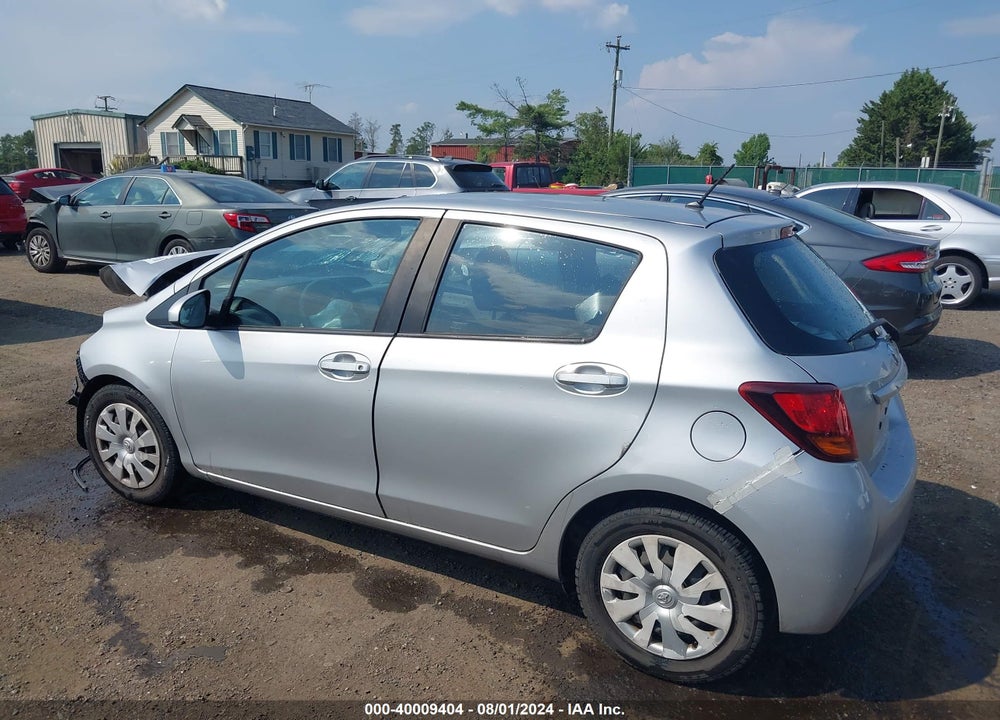 2015 TOYOTA YARIS L VIN: VNKKTUD3XFA027776