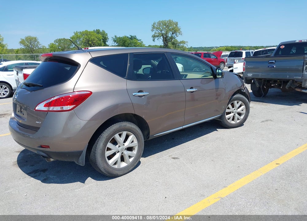 2014 NISSAN MURANO LE/S/SL/SV VIN: JN8AZ1MW0EW521386