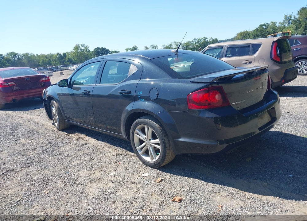 2011 DODGE AVENGER MAINSTREET VIN: 1B3BD1FG8BN517013
