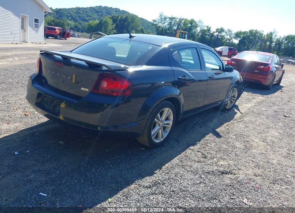 2011 DODGE AVENGER MAINSTREET VIN: 1B3BD1FG8BN517013