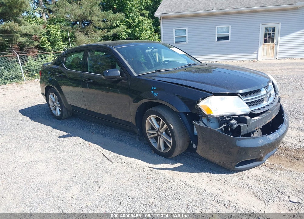 2011 DODGE AVENGER MAINSTREET VIN: 1B3BD1FG8BN517013